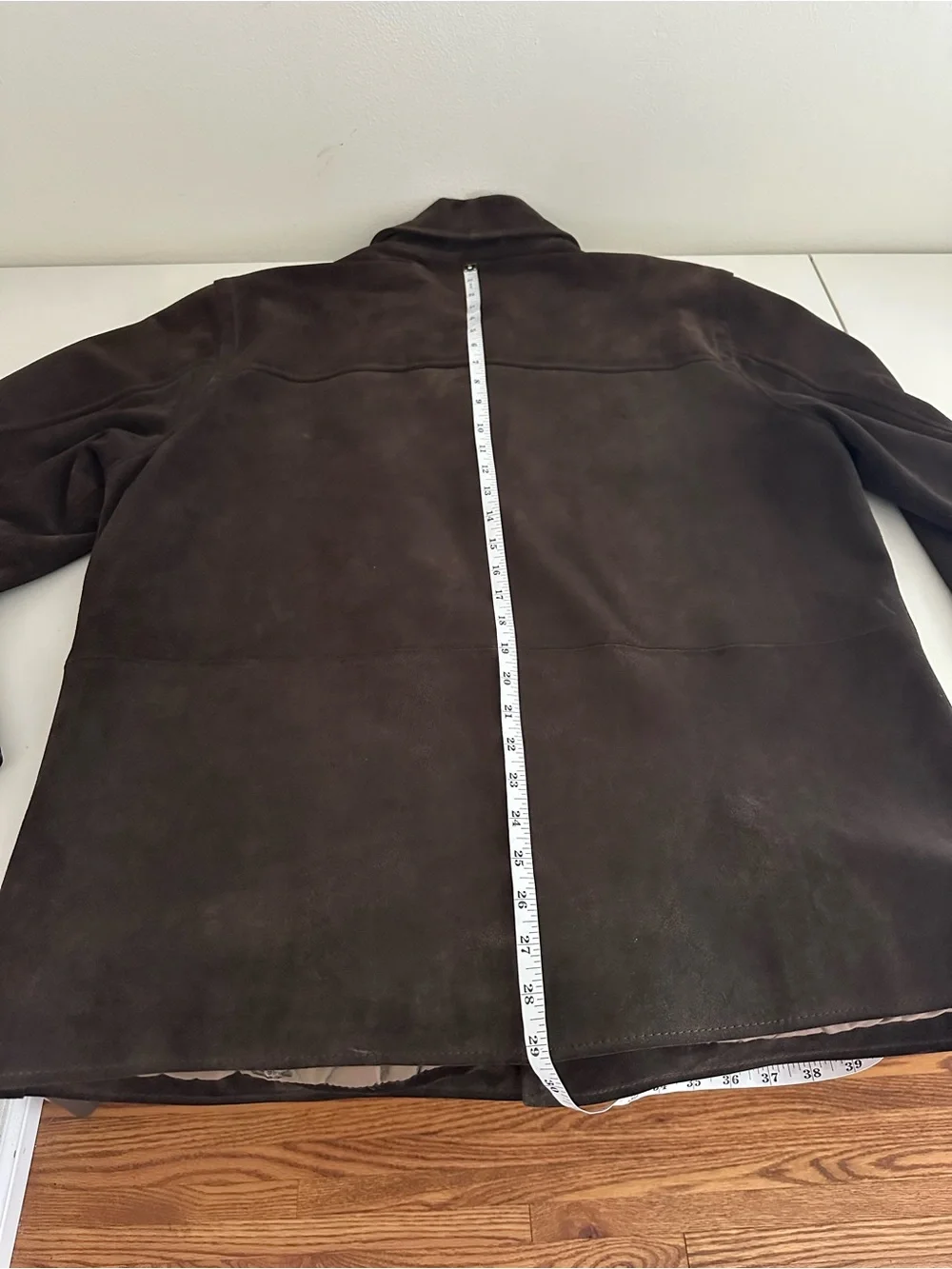 Vtg J.Crew Brown Suede Leather Jacket M Quilted Lined Coat 90s Barn Coat Heavy